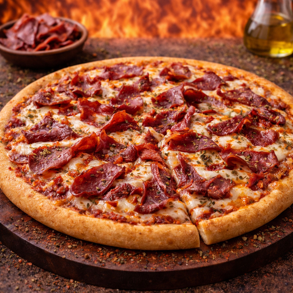 Bastırmam Pizza (Orta Boy)