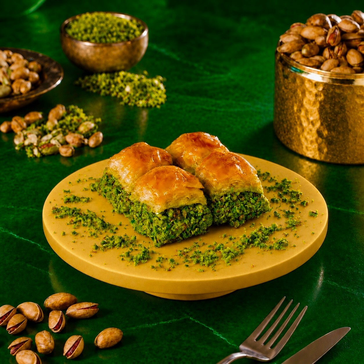 Fıstıklı Kuru Baklava ( 1,5 kg. )