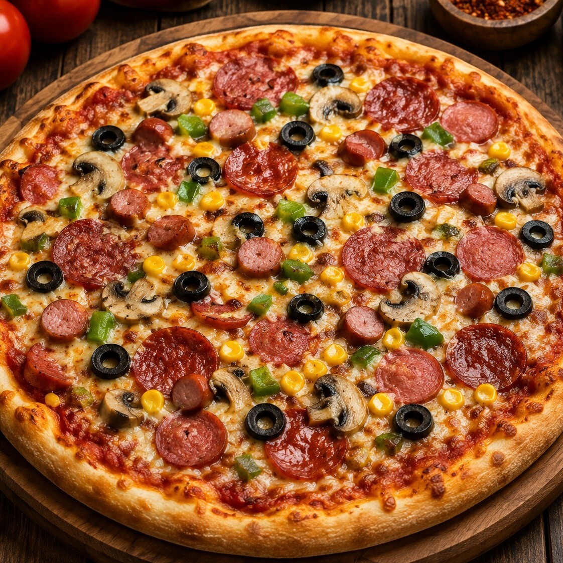Karışık Pizza (Orta Boy)