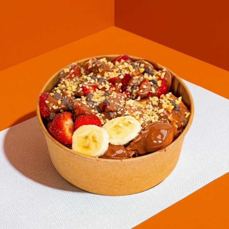 Nutella Waffle Bowl
