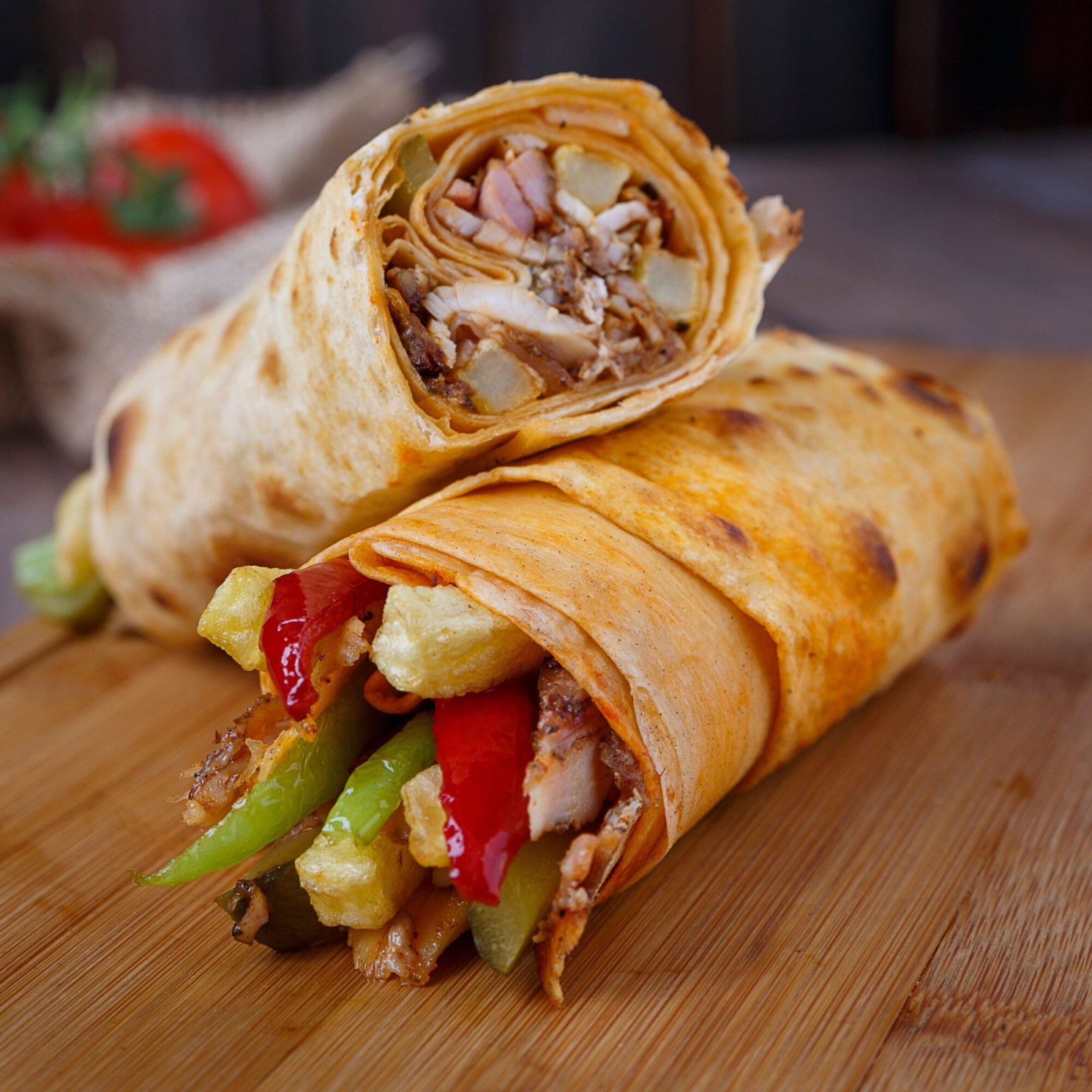 Lavaş Dürüm Tavuk Döner