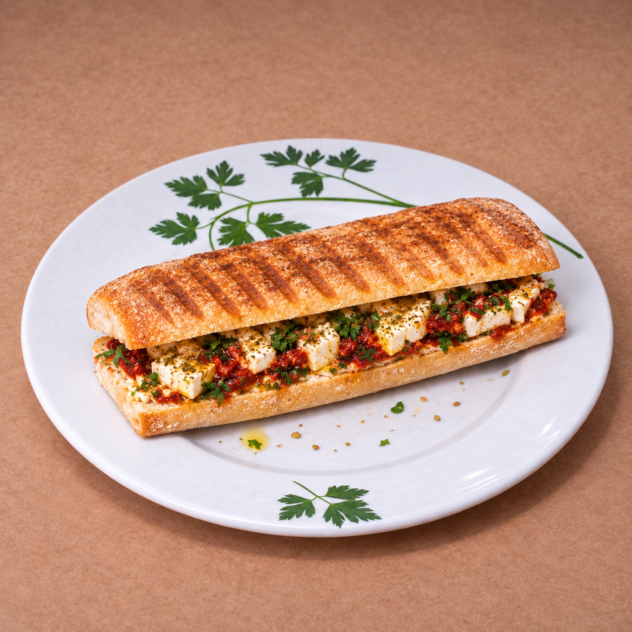 Beyaz Peynirli Panini Tost
