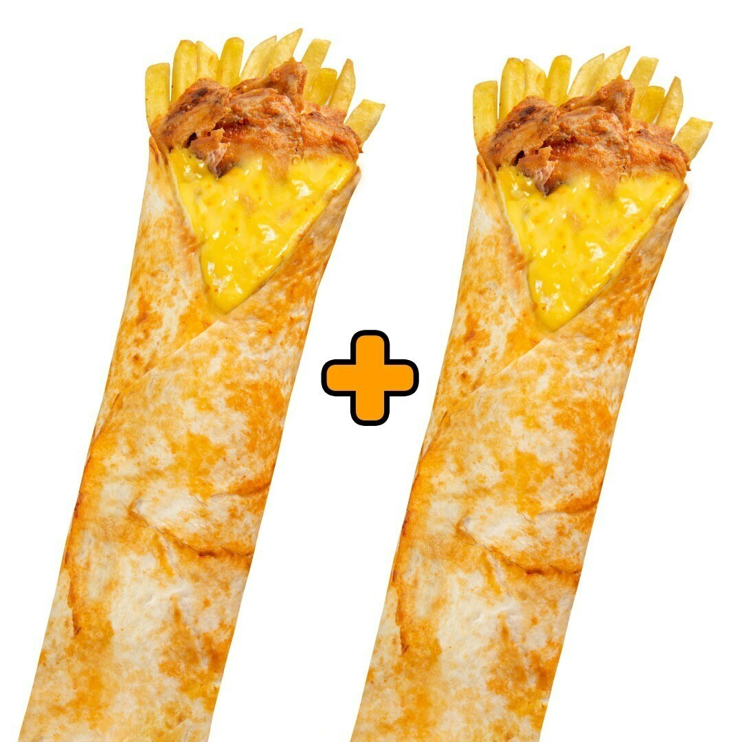 1 Alana 1 Bedava Cheddar Soslu Tavuk Dürüm