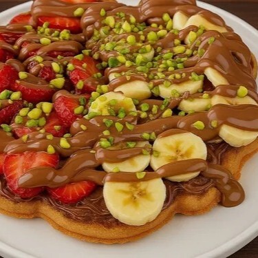 Çiçek Waffle (21 cm)