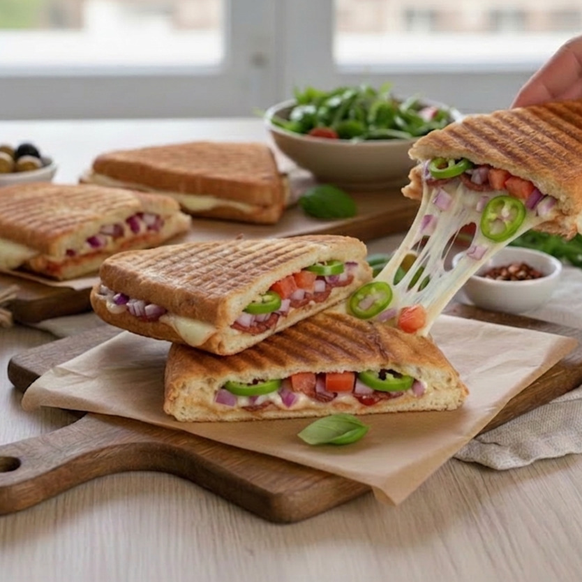 Soğanlı Sucuklu Tost