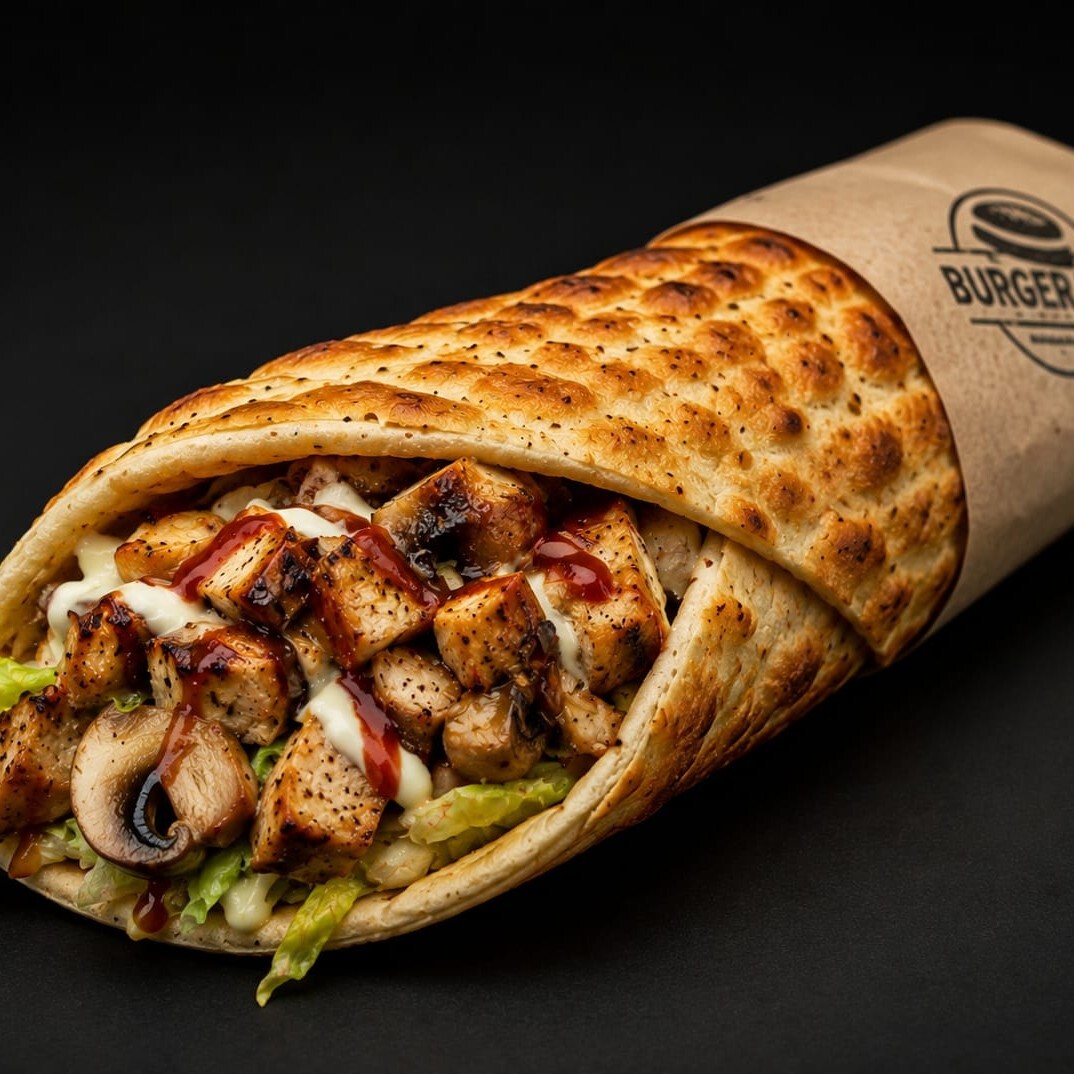 Mantarlı Kaşarlı Tavuk Sandviç