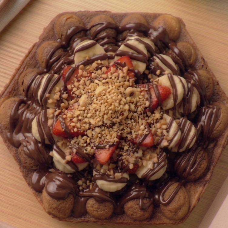 Bitter Çikolatalı Waffle