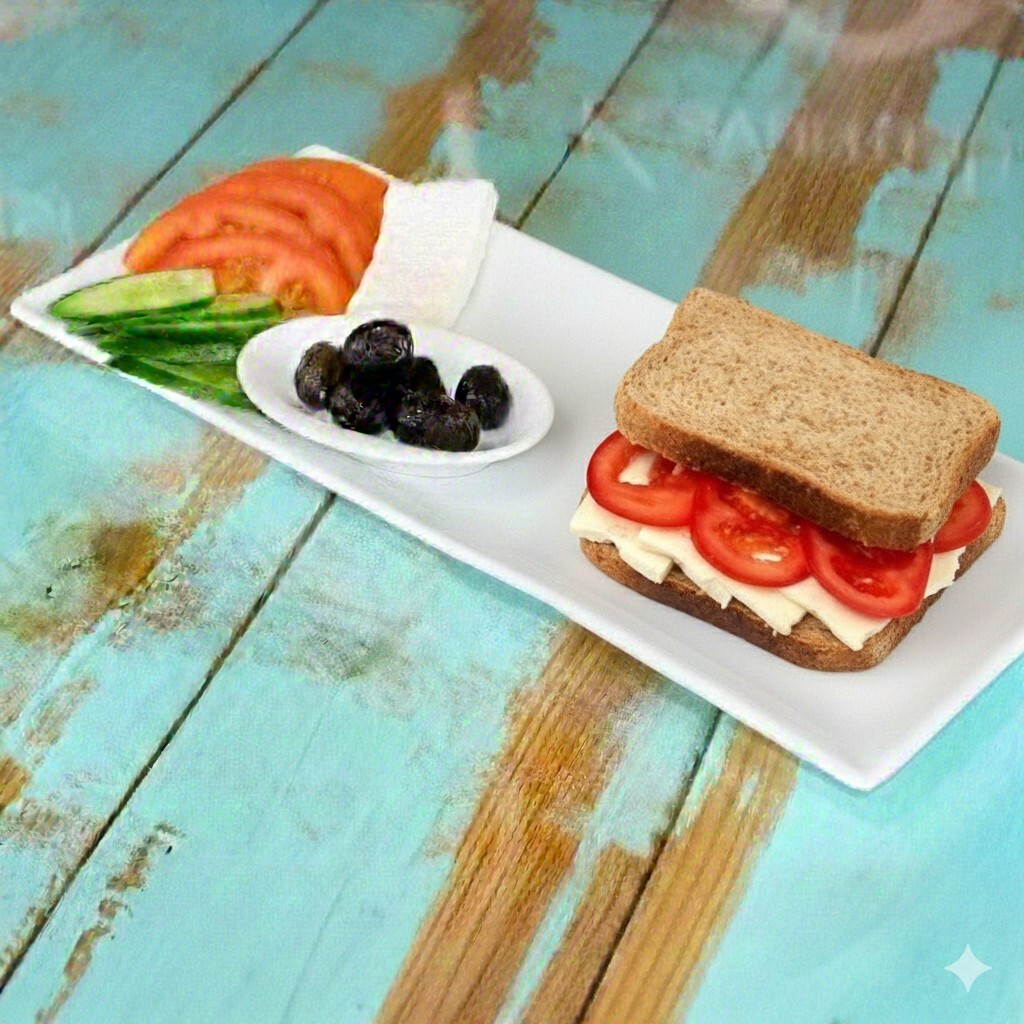 Diyet Tost Tabağı