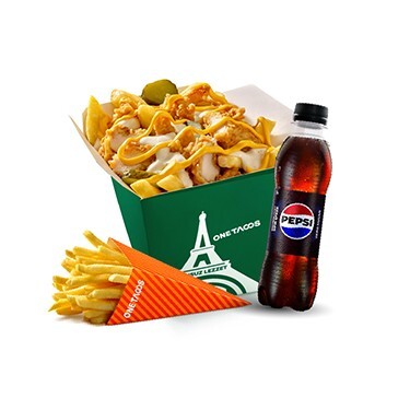 Chicken Tenders One Tacos Box Menü