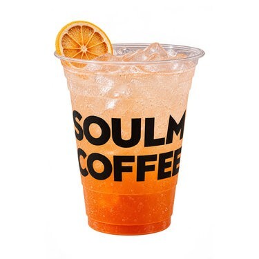 Iced Peach Green Fizz