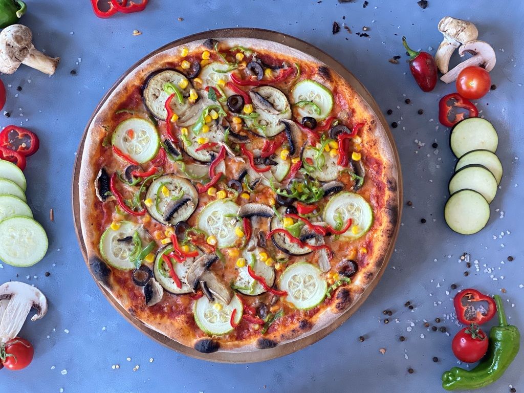 Panza Vejetaryen Pizza (33 cm.) (Büyük)