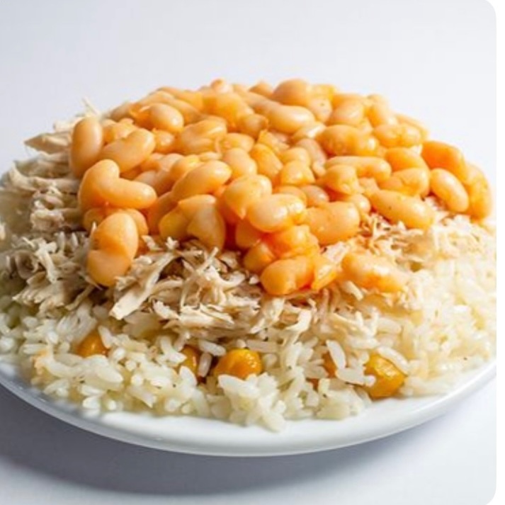 Tavuklu Kuru Fasulyeli Pilav (1 Porsiyon)
