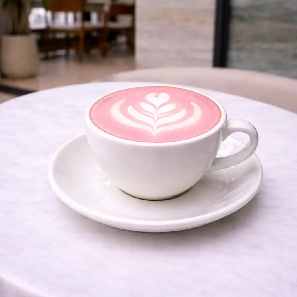 Pink Matcha Latte