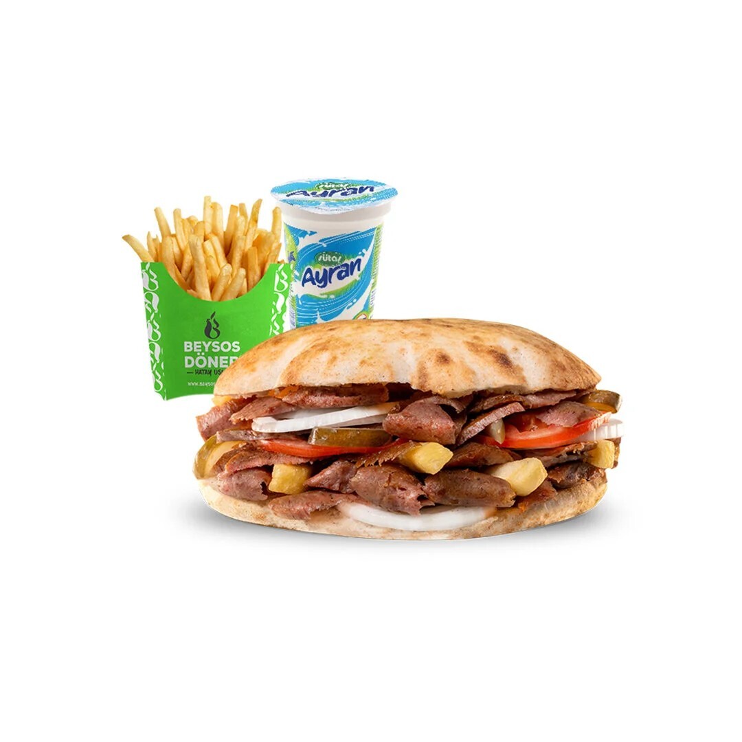 Tombik Ekmek Et Döner Menü