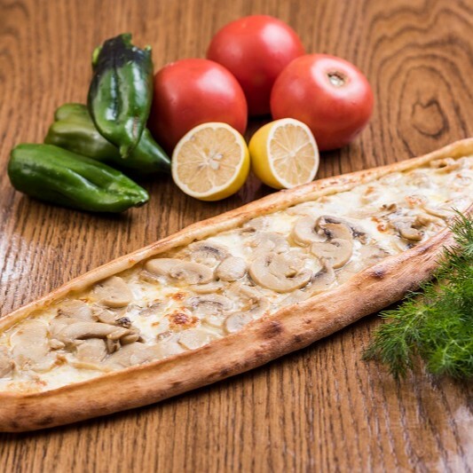 Kaşarlı Mantarlı Pide (Açık)