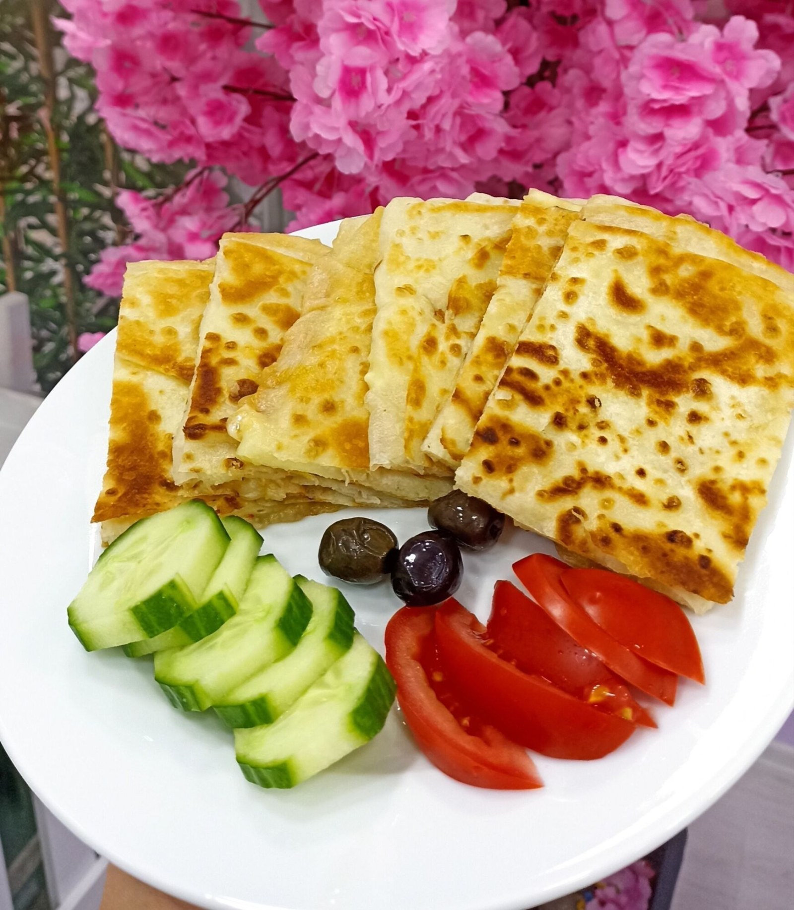 Patatesli ıspanaklı kaşarlı mantarlı gözle