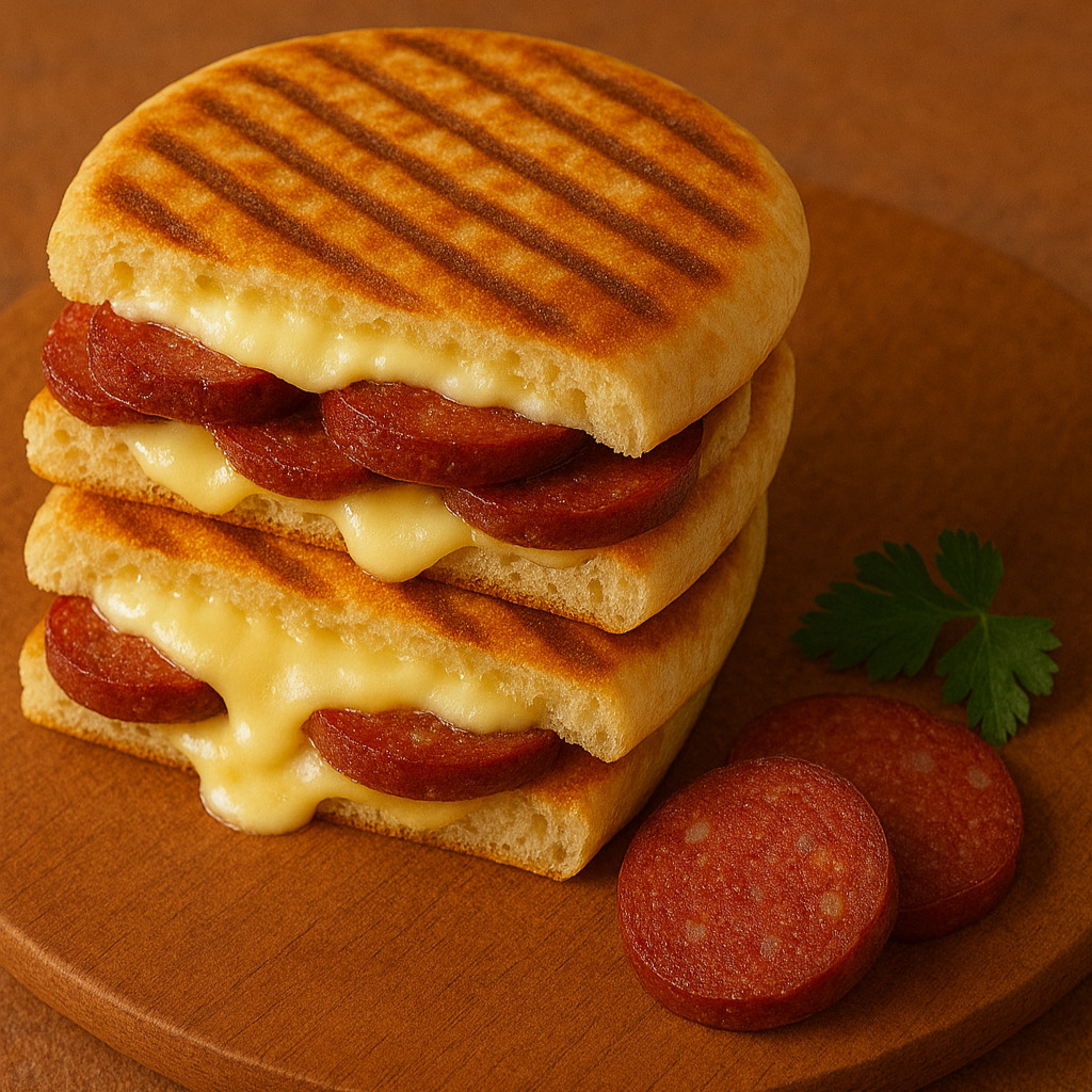 Kaşar Peynirli Sucuklu Tost