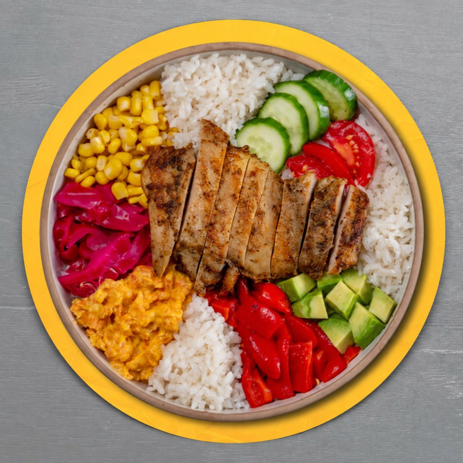 Tavuk Pirzola Pilav Bowl