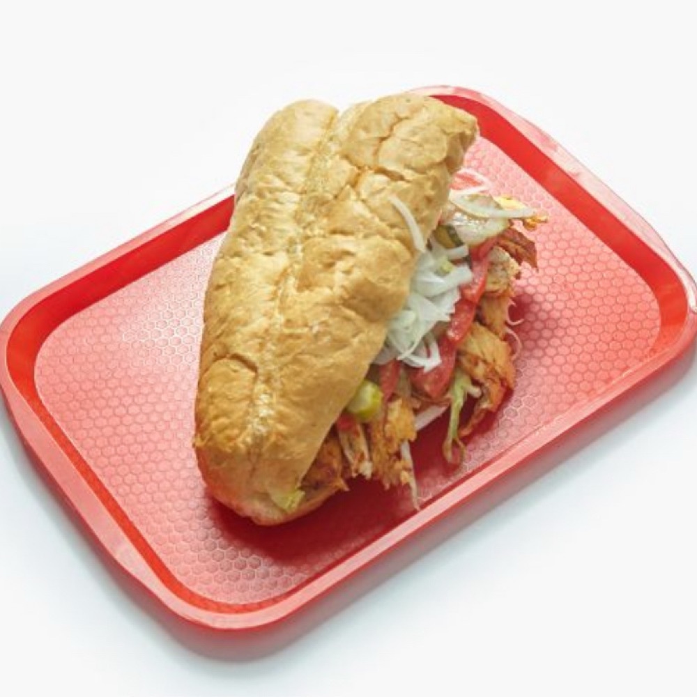 Yarım Ekmek Tavuk Döner (55 gr) Menü 1