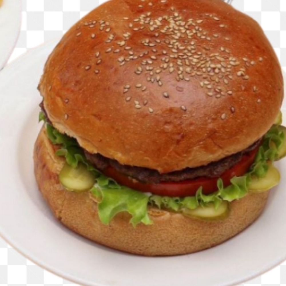 Hamburger+kola+patates kızartması