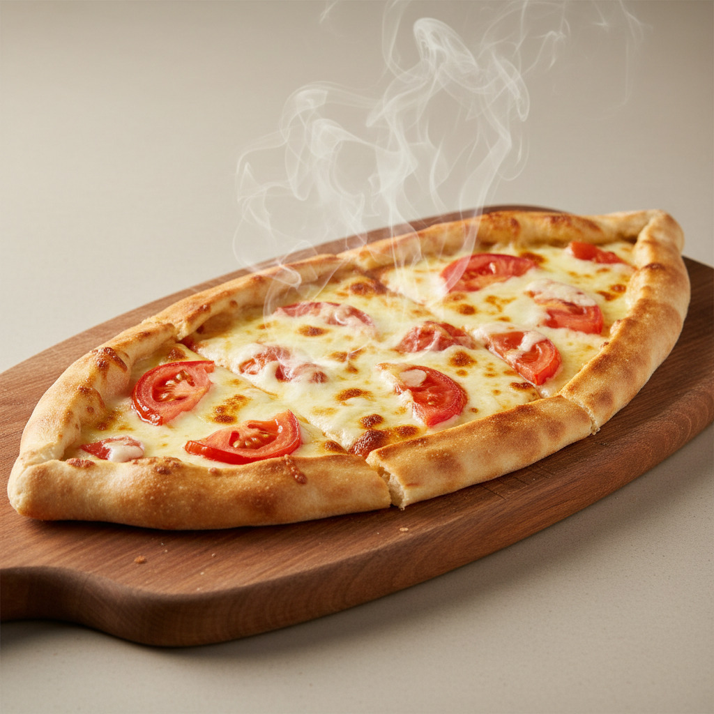 Kaşarlı Domatesli Pide