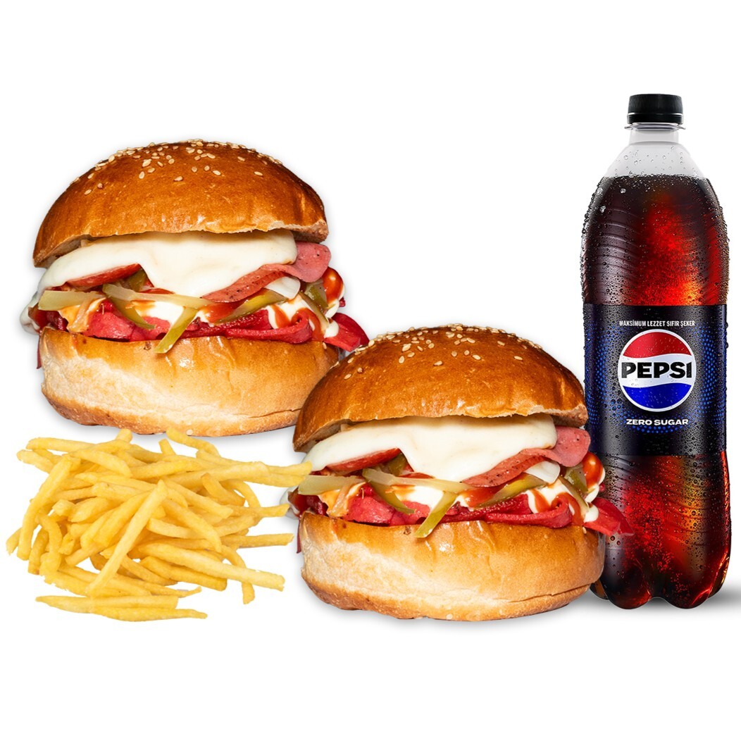 2'li Eritme İso Burger Menü