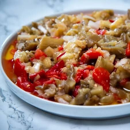 Köz Patlıcan Salatası