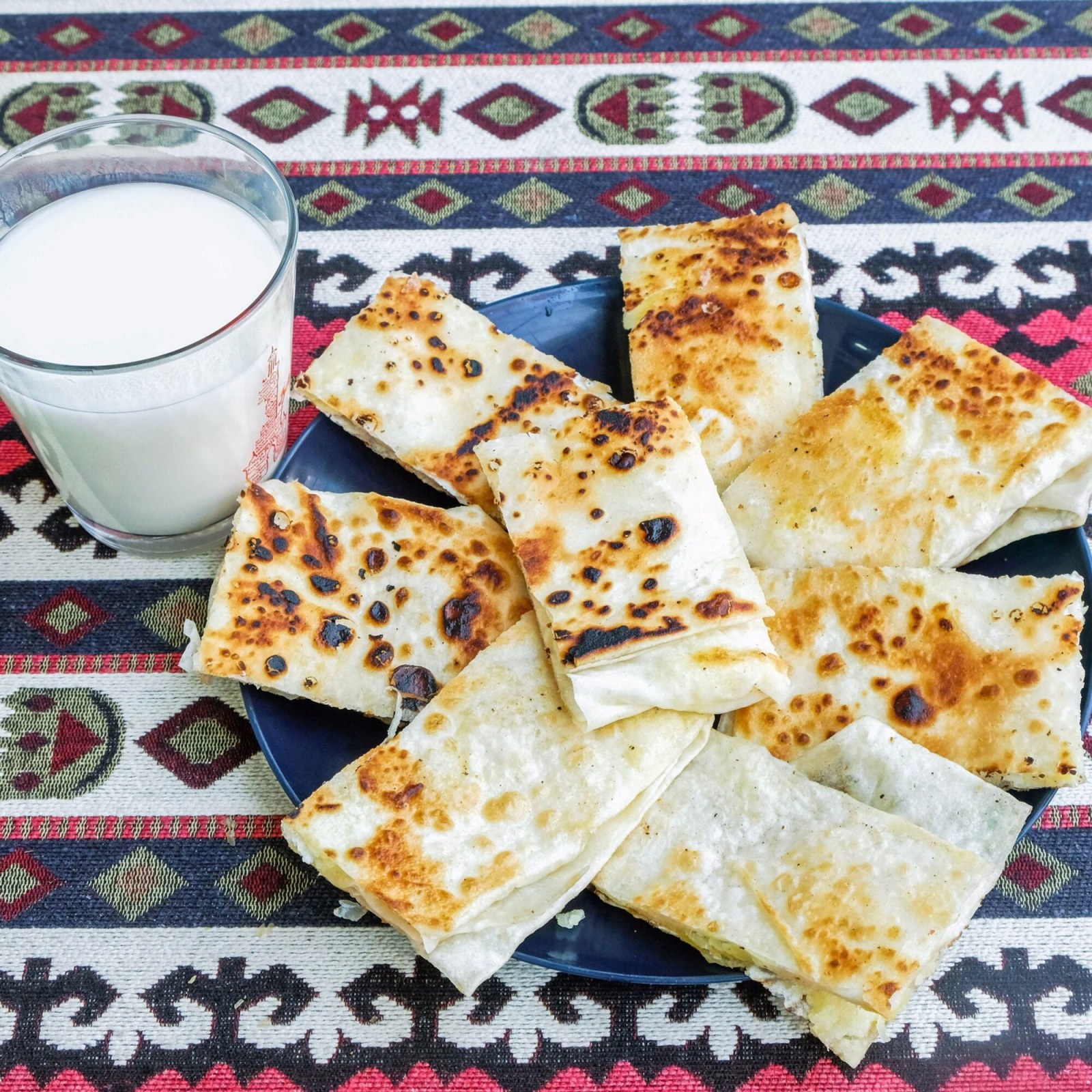 Saçta Ispanaklı Özel Gözleme Menü
