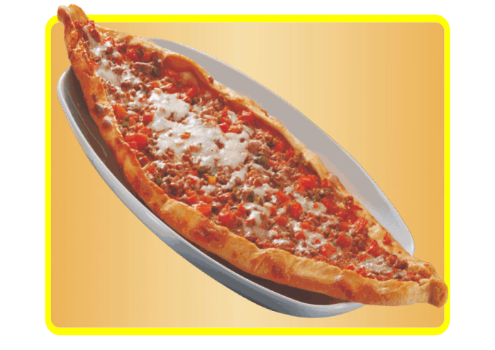Kıymalı Kaşarlı Pide