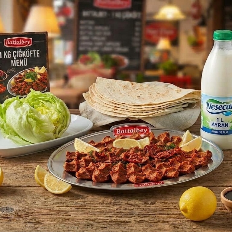 1 Kg ÇİĞKÖFTE Litrelik AYRAN MENÜ