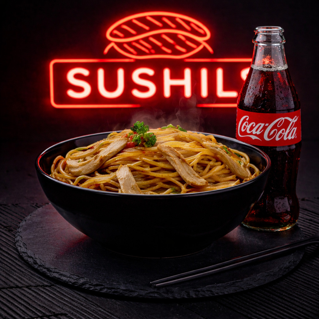 Tavuklu Noodle + 330 Ml. Coca Cola