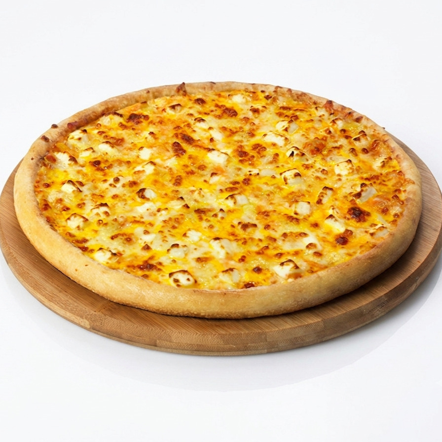 4 Peynirli Pizza [Orta Boy] 330 ml cola+ Pizza baharatı+ketçpa +mayanoze+