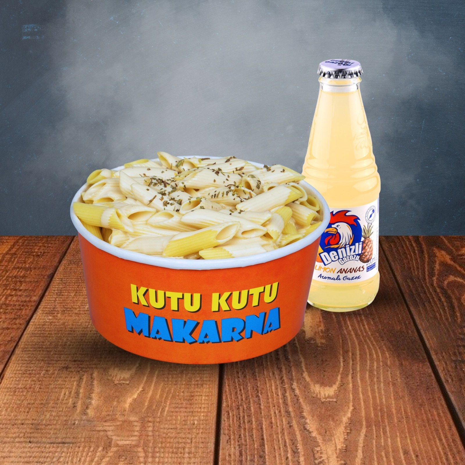 Kremalı Penne & Gazoz Menü