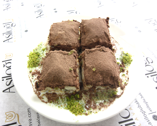 Soğuk Baklava Çikolatalı Fıstıklı (1 kg)