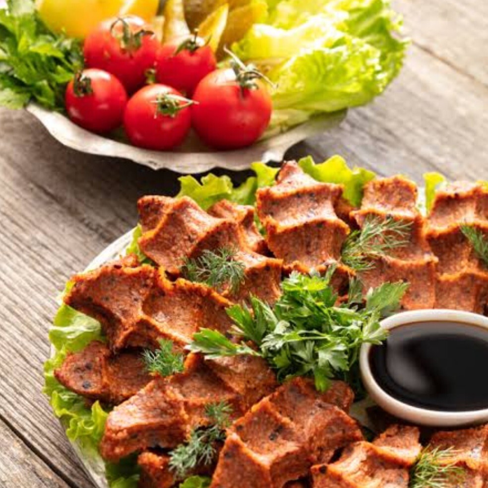 Porsiyon Çiğ Köfte Enfes Etsiz Çiğ Köfte