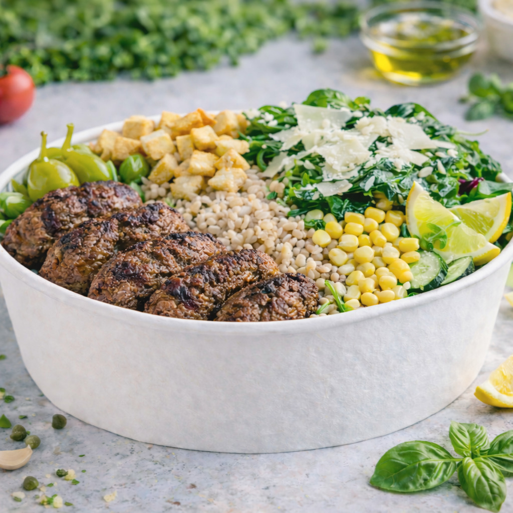 Köfteli Sezar Salata