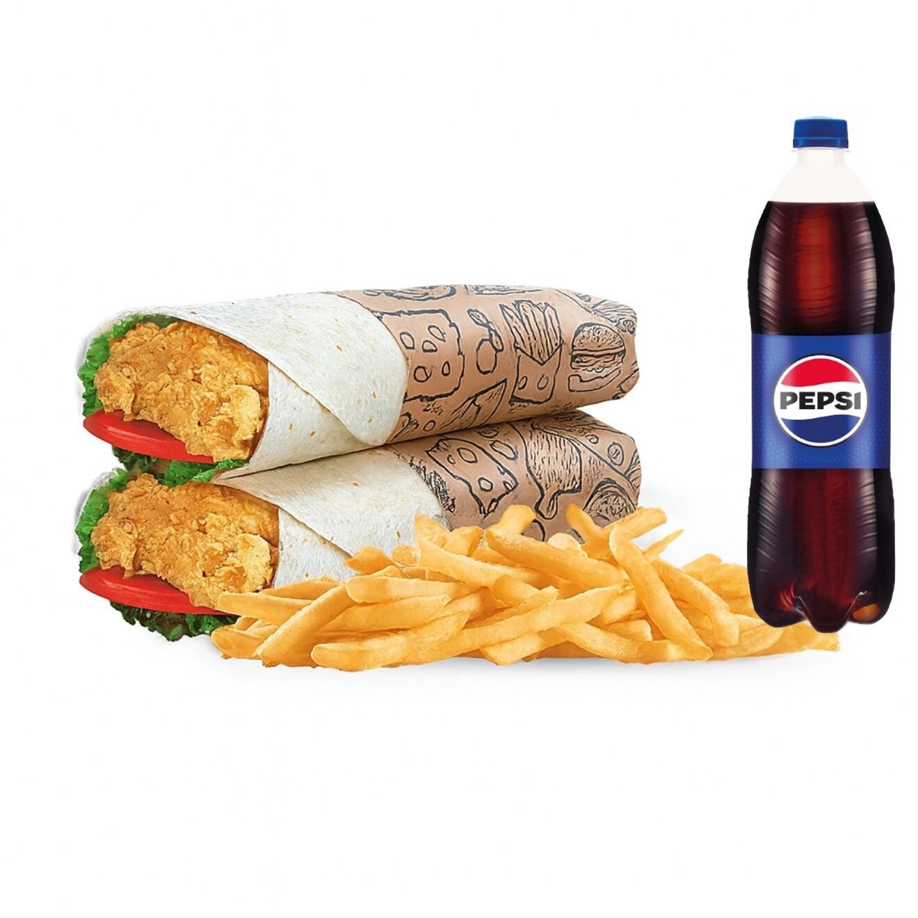 Xl Chicken Wrap Menü