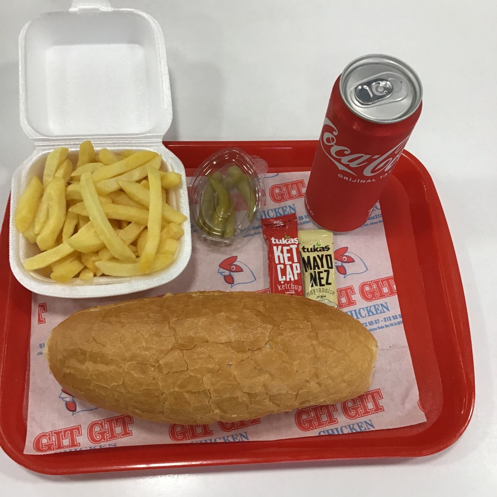 Doyuran Ekmek Arası Cola Menü