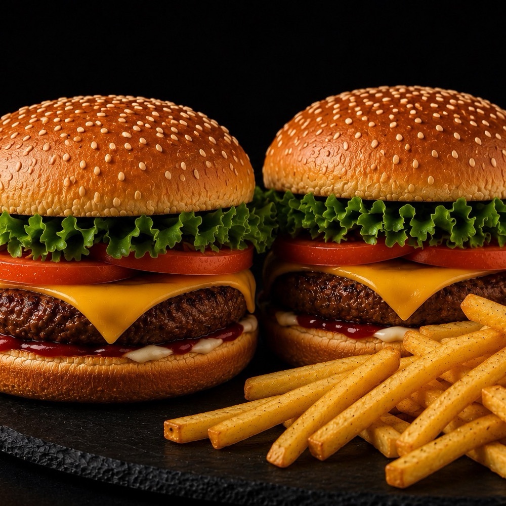 Hamburger Menü 2