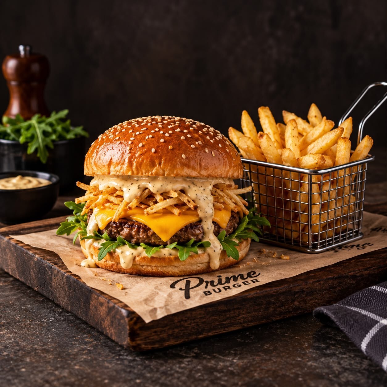 Paris Soslu Burger
