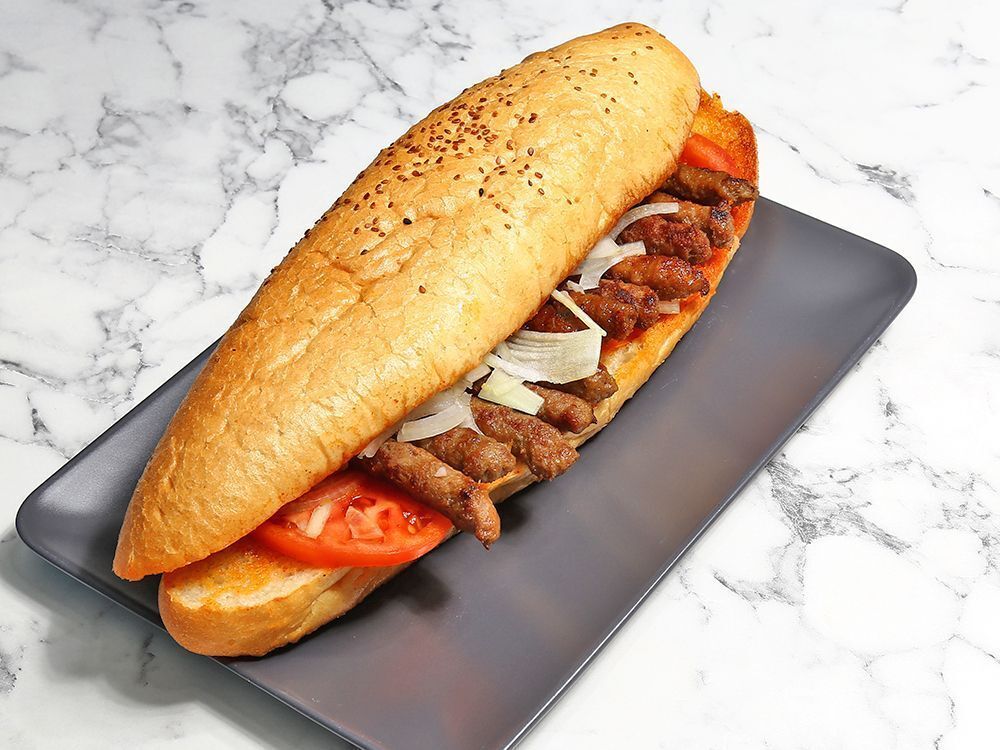 Tam Ekmek Çubuk Köfte + { Ayran }