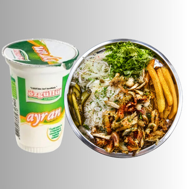 Sporcu Menü (Tavuk + Pilav + Ayran 17 Cl)