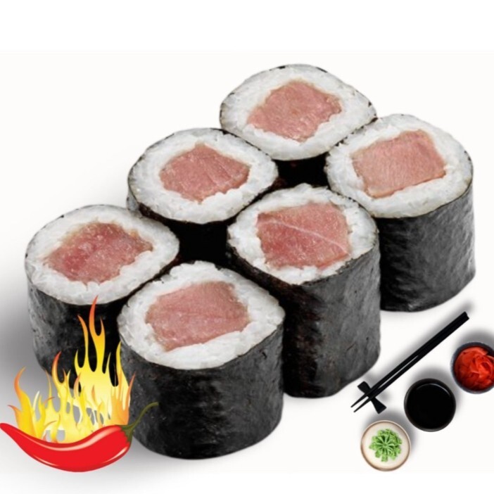 192- Spicy Tuna Maki Roll (6 Pcs.)