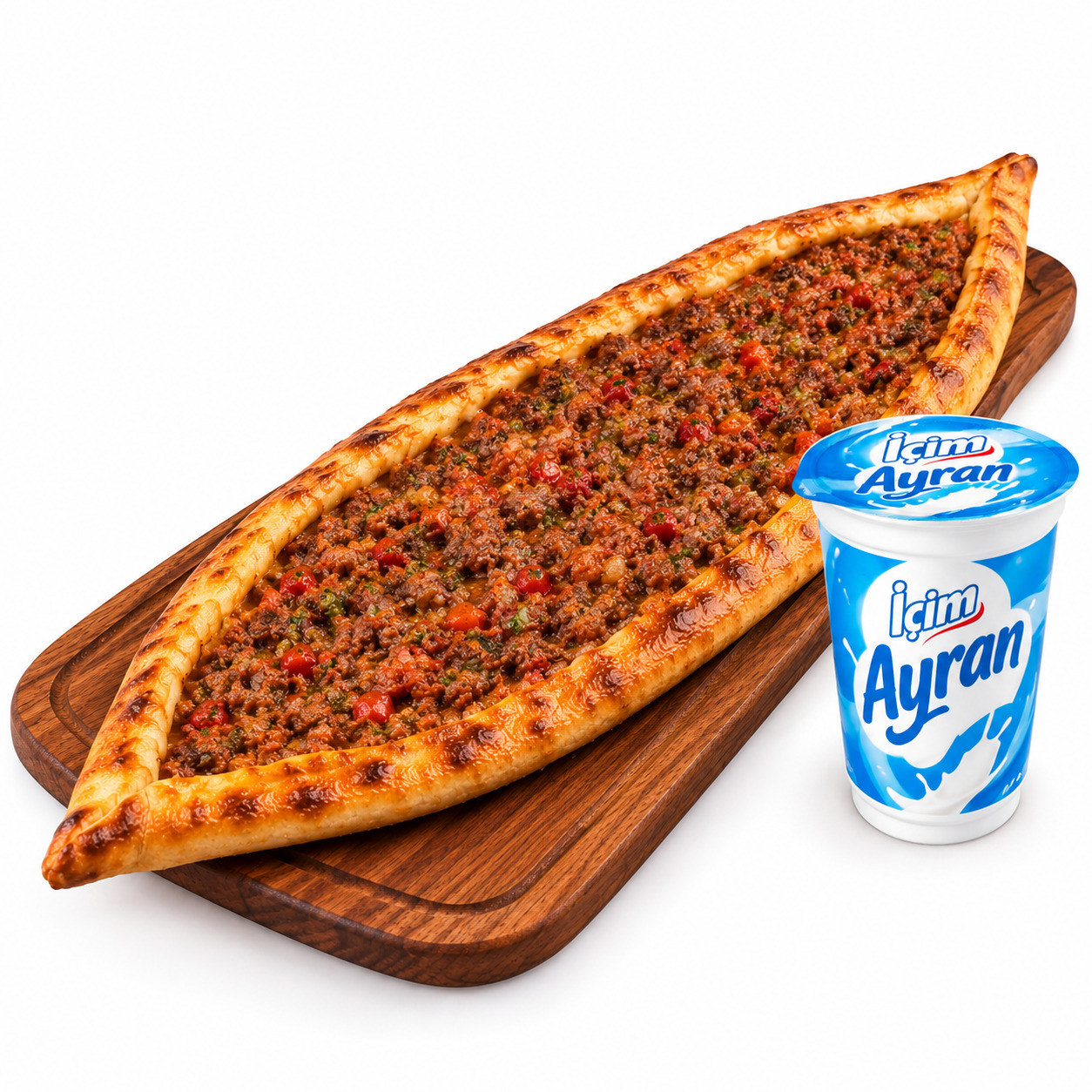 🥔🔥45 cm Boyutunda Kıymalı Pide menü