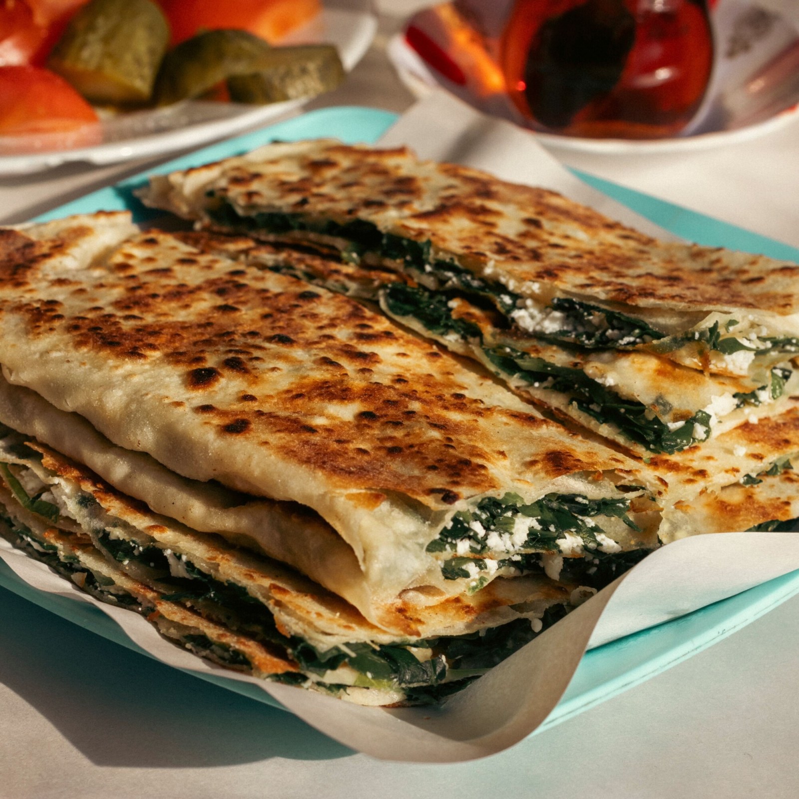 Ispanaklı Peynirli Gözleme
