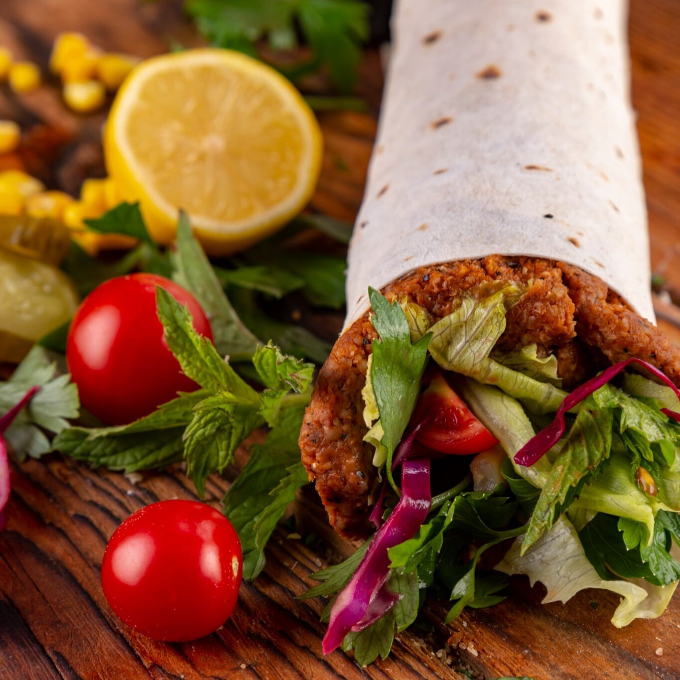 Mega Klasik Çiğ Köfte Dürüm (185 gr)