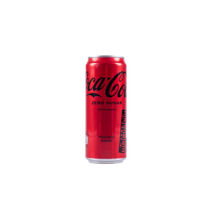 Coca Cola Şekersiz Kutu (330 ml.)