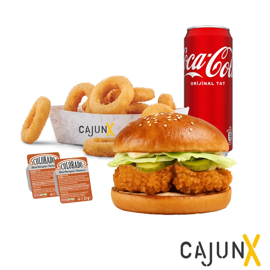 Coca Cola Cajunx Burger Menü