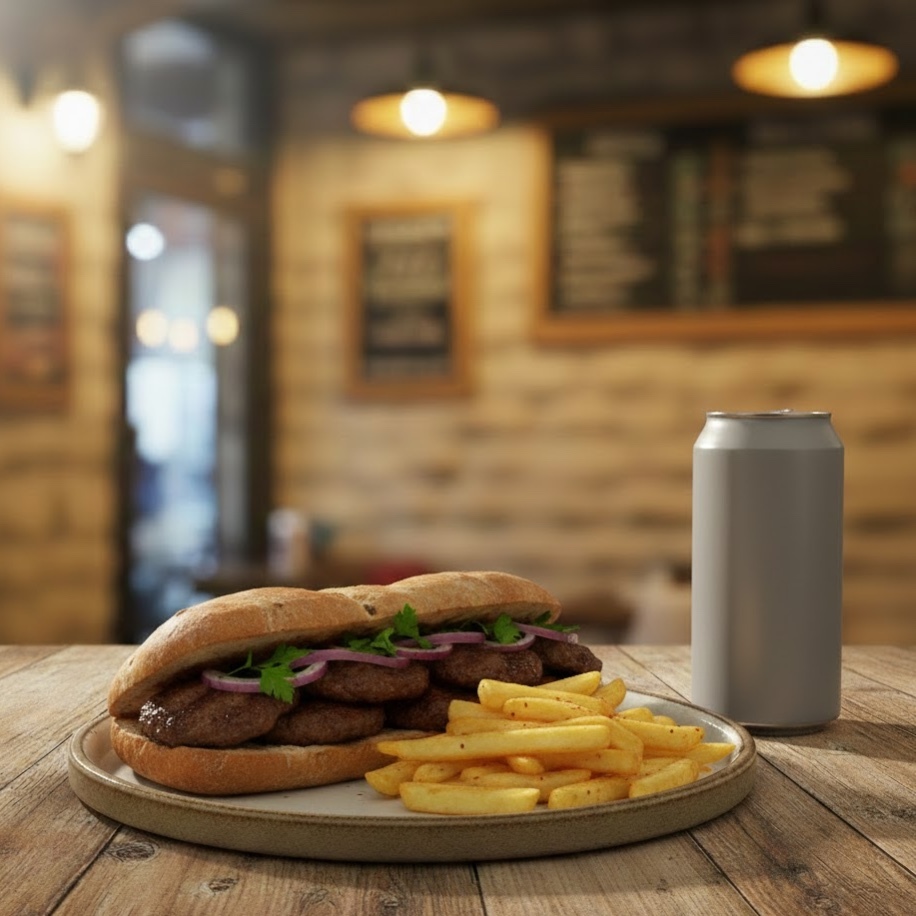 Ekmek Arası Izgara Köfte Menü