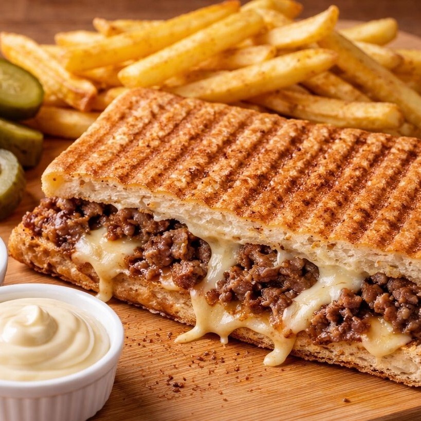 Kavurma Kaşarlı Tost